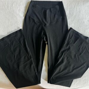 Aerie Cross Waist Flare Leggings